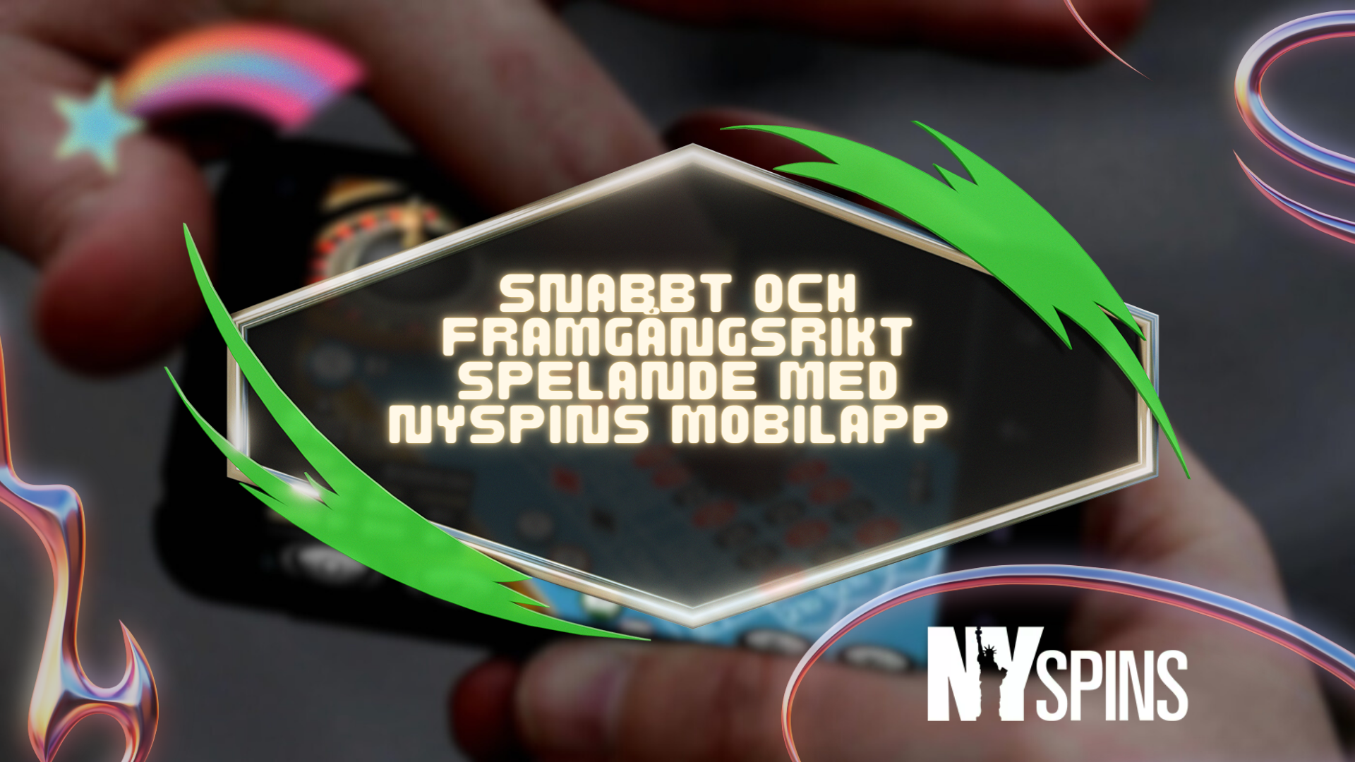 Snabbt och framgångsrikt spelande med NYspins mobilapp 
